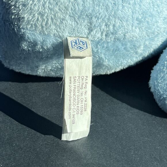 Pottery Barn Kids Blue Musical Plush Crib Eli Elephant Jungle Toy PBK - Picture 4 of 15